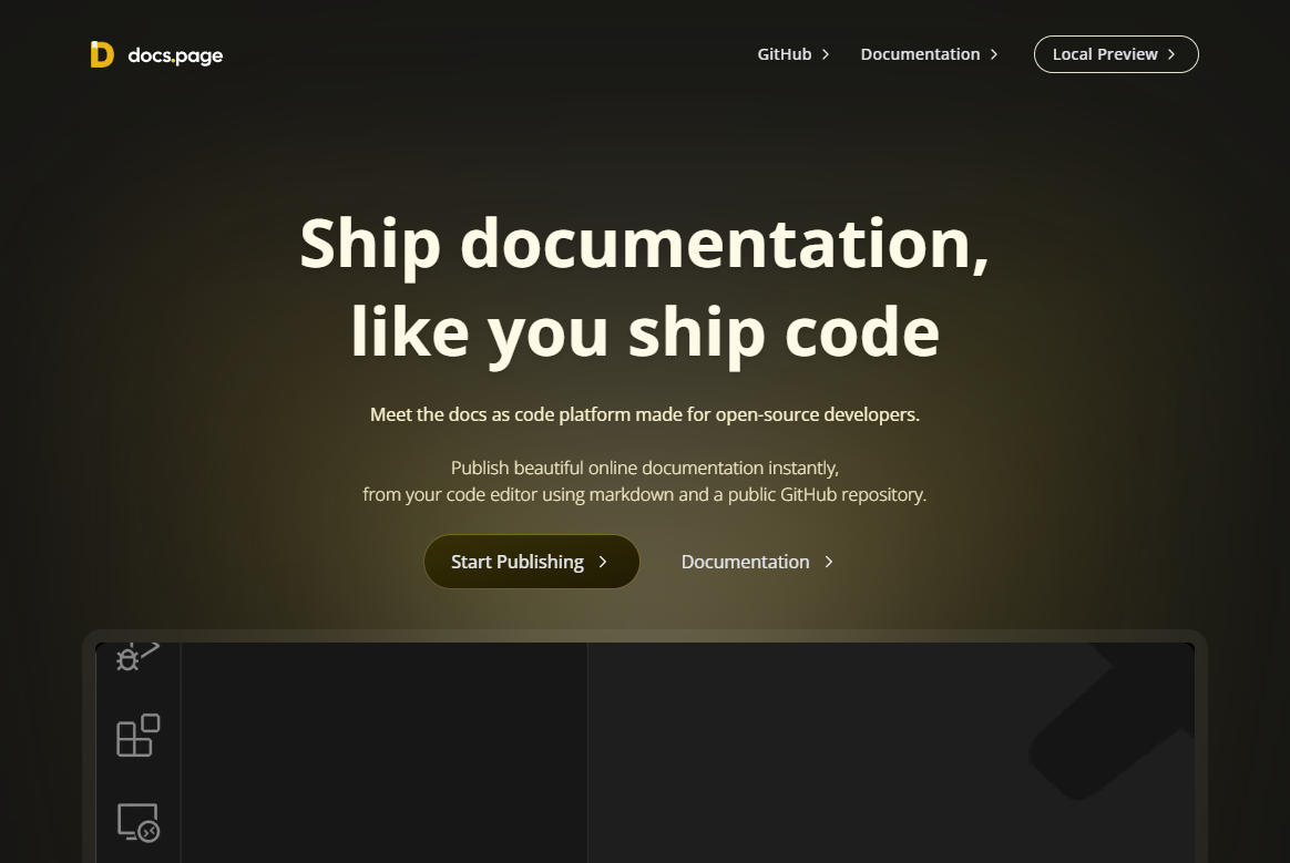docs.page トップページ